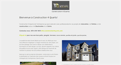 Desktop Screenshot of construction4quarts.com